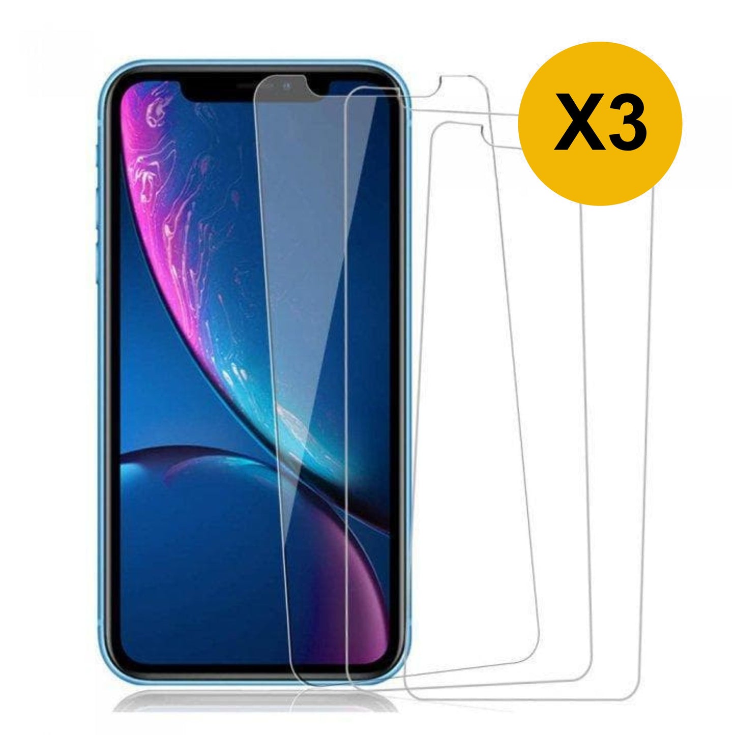 Pack 3 verres trempés iPhone 11 pro max